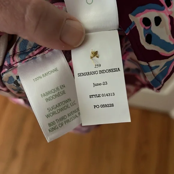 NWT Lilly Pulitzer LEOLYNN MAXI - TROPICAL WITH A TWIST size 12 - Picture 13 of 16